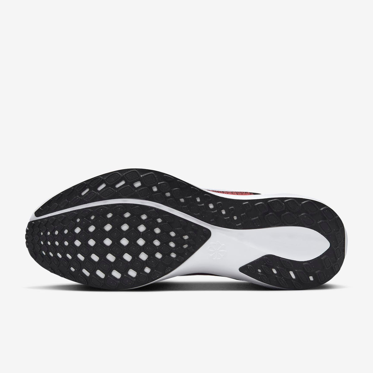 A pair of black Nike Air Zoom Pegasus 41 running shoes with white and red accents  and a black and white sole.